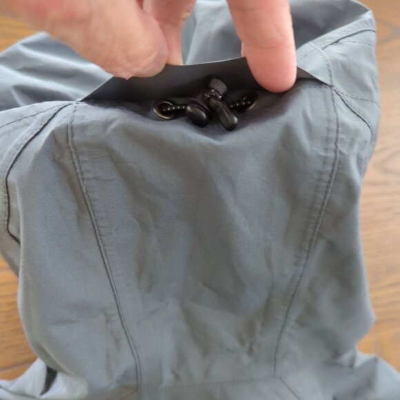 Little Donkey Andy long sleeve zipper front hooded high low lightweight Jacket S - Picture 8 of 16